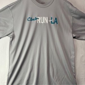 Nike Dri-Fit Club Run LA Los Angeles Graphic T-Shirt Adult Size M Made In USA.